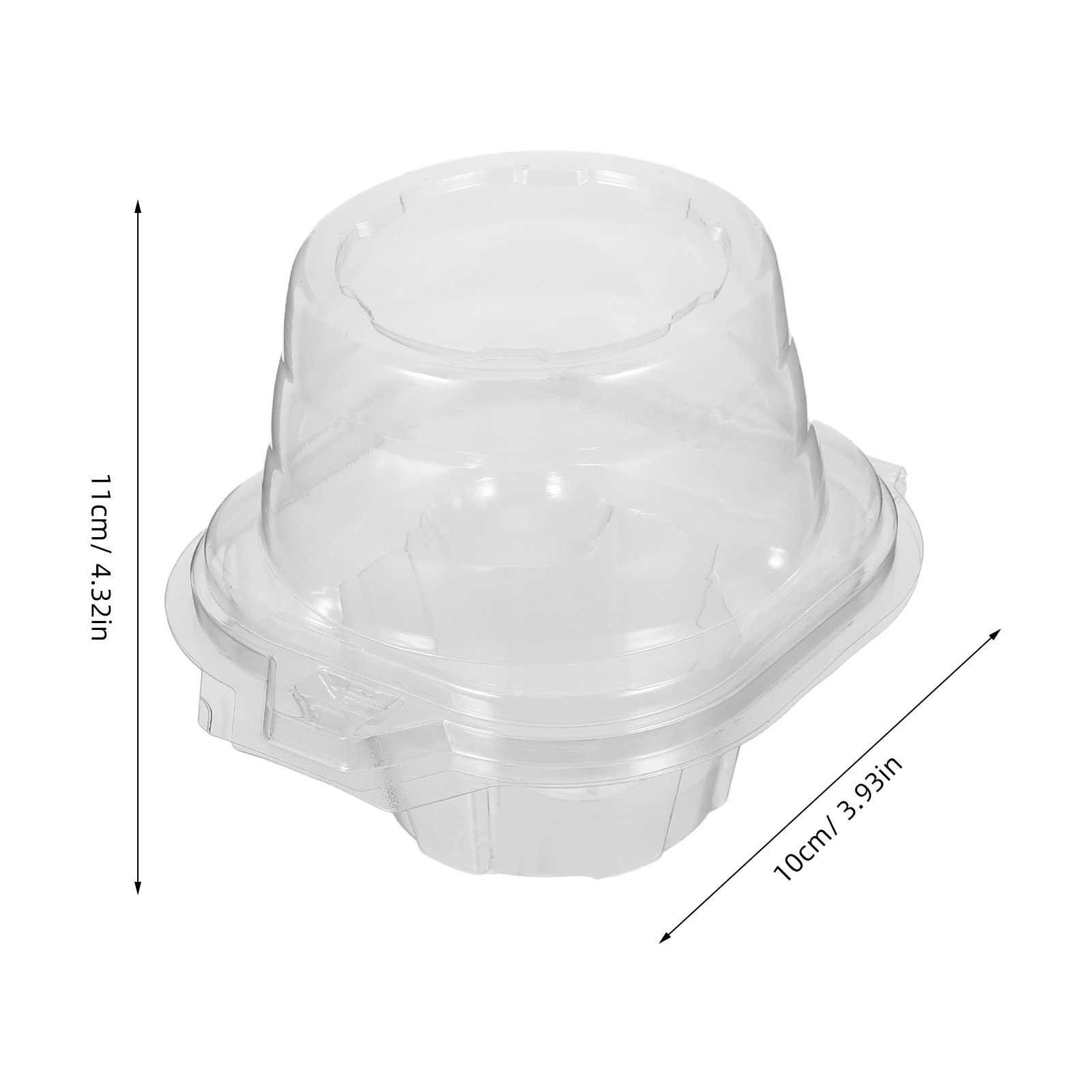 50 Unidades de Contenedores Tr - Plastic Dome Clear reseña y precio